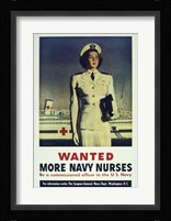 Wanted! More Navy Nurses Framed Print