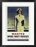 Wanted! More Navy Nurses Framed Print