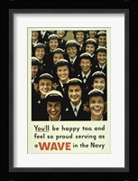 Serving a Wave in the Navy Fine Art Print
