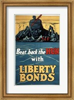 Beat Back the Hun with Liberty Bonds Fine Art Print