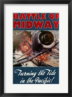 Battle of Midway Framed Print