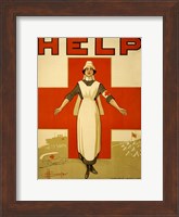 Help, Red Cross Nurse Fine Art Print