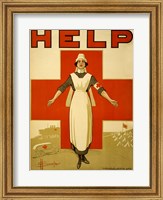 Help, Red Cross Nurse Fine Art Print