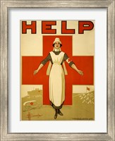 Help, Red Cross Nurse Fine Art Print