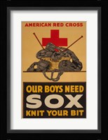 Knit Your Bit Framed Print