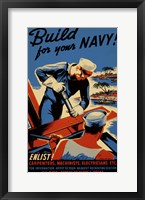 Build for Your Navy Fine Art Print