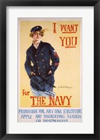 I Want You for the Navy Fine Art Print