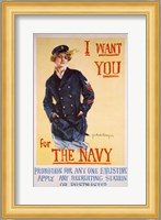 I Want You for the Navy Fine Art Print