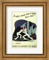 A Sailor Doesn't Have to Prove He's a Man Fine Art Print