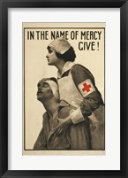 In the Name of Mercy Give! Framed Print