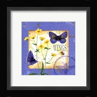 Butterfly Meadow IV Framed Print