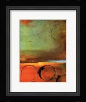 Round the Block II Framed Print