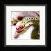 Blossoming Inspiration III Framed Print