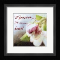 Blossoming Inspiration II Framed Print