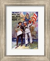 Don't Read American, History Make It! Fine Art Print