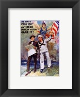 Don't Read American, History Make It! Framed Print