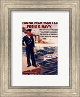 Navy Recruiting Poster, 1909 Fine Art Print