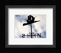 Weathervane Iron Boat Fine Art Print