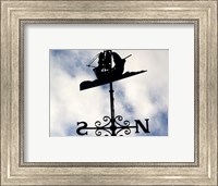 Weathervane Iron Boat Fine Art Print