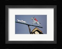 Horse and Rider Weathervane Fine Art Print
