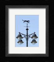 Street Light Detail with Weathervane Fine Art Print