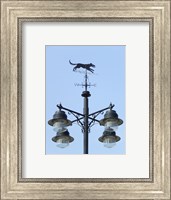 Street Light Detail with Weathervane Fine Art Print