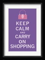 Keep Calm, Shopping Fine Art Print