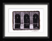 Parisian Archways III Framed Print