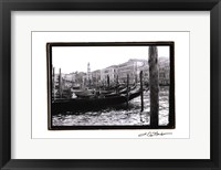 Waterways of Venice IX Framed Print