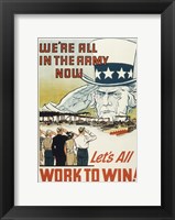 We're All in the Navy Now Fine Art Print