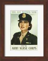 You are Needed Now. Join the Army Nurse Corps Fine Art Print