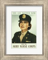 You are Needed Now. Join the Army Nurse Corps Fine Art Print