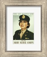 You are Needed Now. Join the Army Nurse Corps Fine Art Print