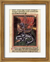 12th Century Painters - On Whales Folio from a Bestiary Fine Art Print