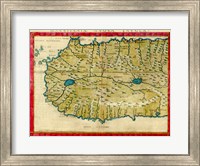 1561 Map of West Africa by Girolamo Ruscelli Fine Art Print