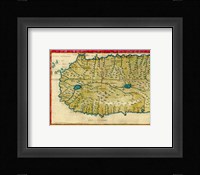 1561 Map of West Africa by Girolamo Ruscelli Fine Art Print