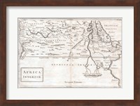 1730 Toms Map of Central Africa Fine Art Print