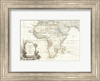 1762 Janvier Map of Africa Fine Art Print