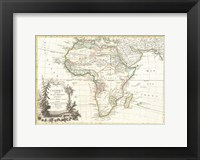 1762 Janvier Map of Africa Fine Art Print