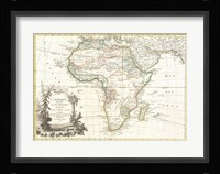 1762 Janvier Map of Africa Fine Art Print