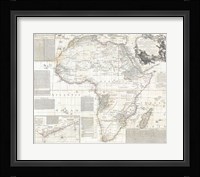 1794 Boulton and Anville Wall Map of Africa Fine Art Print