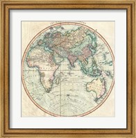 1801 Cary Map of the Eastern Hemisphere Fine Art Print