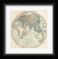 1801 Cary Map of the Eastern Hemisphere Fine Art Print