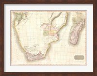 1818 Pinkerton Map of Southern Africa Fine Art Print