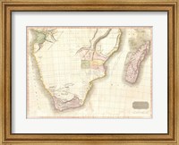 1818 Pinkerton Map of Southern Africa Fine Art Print