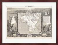 1847 Levasseur Map of Africa Fine Art Print