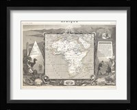1847 Levasseur Map of Africa Fine Art Print