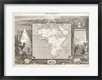 1847 Levasseur Map of Africa Fine Art Print