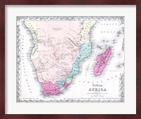 1855 Colton Map of Southern Africa Fine Art Print