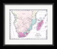 1855 Colton Map of Southern Africa Fine Art Print